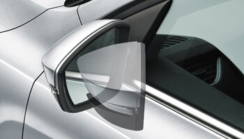 Electrically foldable external mirrors